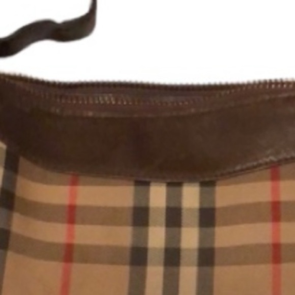 Burberry classic Nova print shoulder bag brown leather detail - Picture 15 of 15